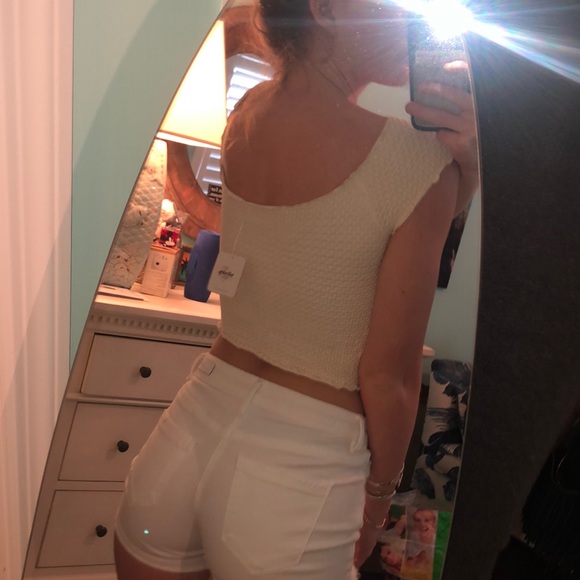 Free-People, Ivory, soft-stretchy top - Picture 2 of 3